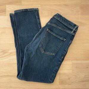 AGOLDE Riley Long High-Rise Straight Jeans